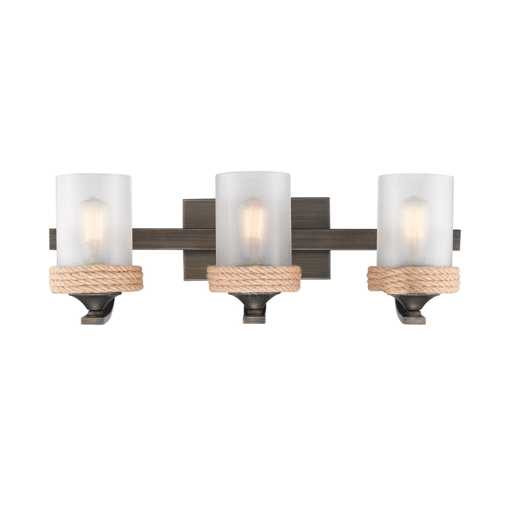 Wry Lighting Chatham 3-light Vanity in Gunmetal Bronze